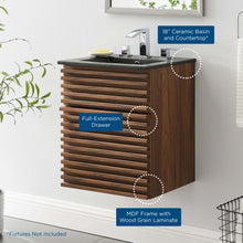 Load image into Gallery viewer, Render 18&quot; Wall-Mount Bathroom Vanity by Modway
