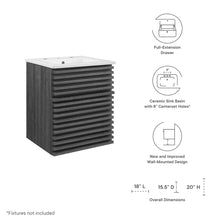 Load image into Gallery viewer, Render 18&quot; Wall-Mount Bathroom Vanity by Modway
