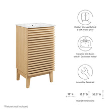 Load image into Gallery viewer, Render 18&quot; Bathroom Vanity Cabinet by Modway
