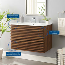 Load image into Gallery viewer, Render 30&quot; Wall-Mount Bathroom Vanity by Modway
