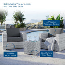 Load image into Gallery viewer, Convene 3-Piece Outdoor Patio Set by Modway
