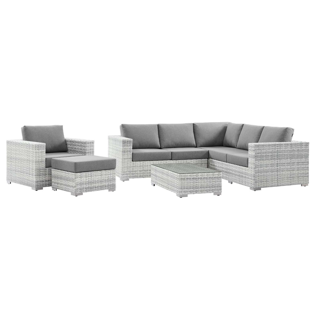 Convene 6-Piece Outdoor Patio Sectional Set by Modway