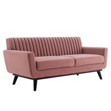Load image into Gallery viewer, Engage Channel Tufted Performance Velvet Loveseat by Modway
