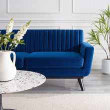 Load image into Gallery viewer, Engage Channel Tufted Performance Velvet Loveseat by Modway

