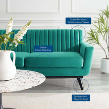 Load image into Gallery viewer, Engage Channel Tufted Performance Velvet Loveseat by Modway
