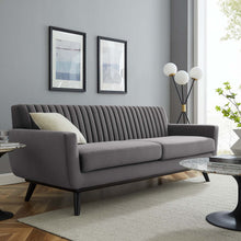 Load image into Gallery viewer, Engage Channel Tufted Performance Velvet Sofa by Modway
