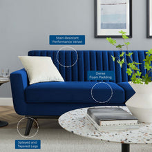 Load image into Gallery viewer, Engage Channel Tufted Performance Velvet Sofa by Modway
