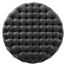 Load image into Gallery viewer, Amour Tufted Button Large Round Performance Velvet Ottoman by Modway
