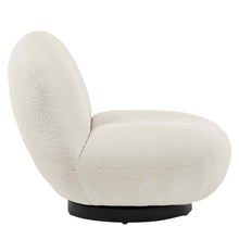 Load image into Gallery viewer, Kindred Boucle Upholstered Upholstered Fabric Swivel Chair by Modway
