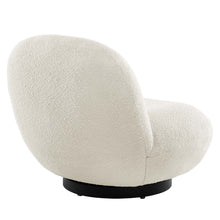 Load image into Gallery viewer, Kindred Boucle Upholstered Upholstered Fabric Swivel Chair by Modway
