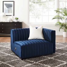 Load image into Gallery viewer, Conjure Channel Tufted Performance Velvet Right-Arm Chair by Modway
