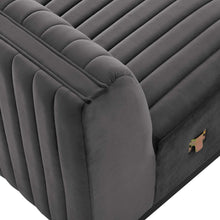 Load image into Gallery viewer, Conjure Channel Tufted Performance Velvet Armless Chair by Modway
