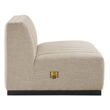 Load image into Gallery viewer, Conjure Channel Tufted Upholstered Fabric Armless Chair by Modway
