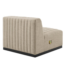 Load image into Gallery viewer, Conjure Channel Tufted Upholstered Fabric Armless Chair by Modway

