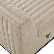 Load image into Gallery viewer, Conjure Channel Tufted Upholstered Fabric Armless Chair by Modway
