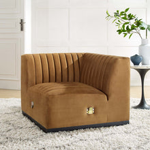 Load image into Gallery viewer, Conjure Channel Tufted Performance Velvet Left Corner Chair by Modway
