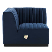 Load image into Gallery viewer, Conjure Channel Tufted Performance Velvet Left Corner Chair by Modway
