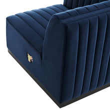 Load image into Gallery viewer, Conjure Channel Tufted Performance Velvet Left Corner Chair by Modway
