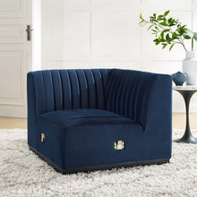 Load image into Gallery viewer, Conjure Channel Tufted Performance Velvet Left Corner Chair by Modway
