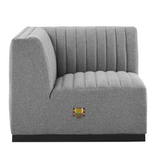 Load image into Gallery viewer, Conjure Channel Tufted Upholstered Fabric Left Corner Chair by Modway
