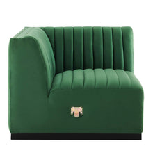 Load image into Gallery viewer, Conjure Channel Tufted Performance Velvet Right Corner Chair by Modway
