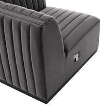 Load image into Gallery viewer, Conjure Channel Tufted Performance Velvet Right Corner Chair by Modway
