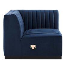 Load image into Gallery viewer, Conjure Channel Tufted Performance Velvet Right Corner Chair by Modway
