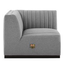 Load image into Gallery viewer, Conjure Channel Tufted Upholstered Fabric Right Corner Chair by Modway
