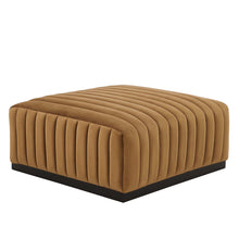 Load image into Gallery viewer, Conjure Channel Tufted Performance Velvet Ottoman
