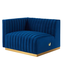 Load image into Gallery viewer, Conjure Channel Tufted Performance Velvet Left-Arm Chair by Modway
