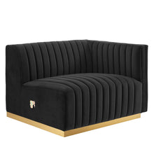 Load image into Gallery viewer, Conjure Channel Tufted Performance Velvet Right-Arm Chair by Modway

