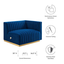 Load image into Gallery viewer, Conjure Channel Tufted Performance Velvet Right-Arm Chair by Modway
