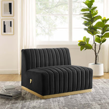 Load image into Gallery viewer, Conjure Channel Tufted Performance Velvet Armless Chair by Modway
