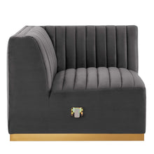 Load image into Gallery viewer, Conjure Channel Tufted Performance Velvet Left Corner Chair by Modway
