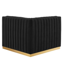 Load image into Gallery viewer, Conjure Channel Tufted Performance Velvet Right Corner Chair by Modway
