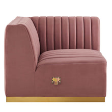 Load image into Gallery viewer, Conjure Channel Tufted Performance Velvet Right Corner Chair by Modway
