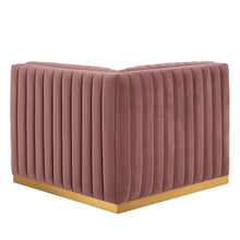 Load image into Gallery viewer, Conjure Channel Tufted Performance Velvet Right Corner Chair by Modway
