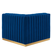 Load image into Gallery viewer, Conjure Channel Tufted Performance Velvet Right Corner Chair by Modway
