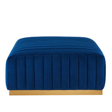 Load image into Gallery viewer, Conjure Channel Tufted Performance Velvet Ottoman by Modway
