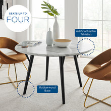 Load image into Gallery viewer, Gallant 50&quot; Round Performance Artificial Marble Dining Table by Modway
