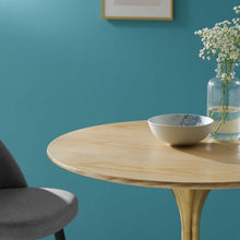 Load image into Gallery viewer, Lippa 28&quot; Round Natural Wood Bar Table by Modway
