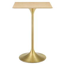 Load image into Gallery viewer, Lippa 28&quot; Square Wood Bar Table by Modway
