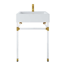 Load image into Gallery viewer, Redeem 24&quot; Acrylic Wall-Mount Bathroom Vanity by Modway
