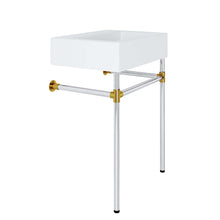 Load image into Gallery viewer, Redeem 24&quot; Silver Stainless Steel Wall-Mount Bathroom Vanity by Modway
