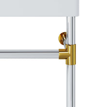 Load image into Gallery viewer, Redeem 24&quot; Silver Stainless Steel Wall-Mount Bathroom Vanity by Modway
