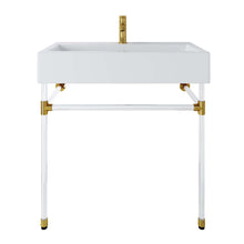Load image into Gallery viewer, Redeem 32&quot; Acrylic Wall-Mount Bathroom Vanity by Modway
