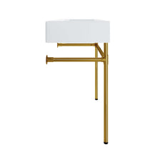 Load image into Gallery viewer, Redeem 32&quot; Wall-Mount Gold Stainless Steel Bathroom Vanity by Modway
