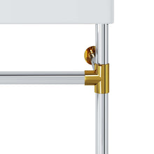 Load image into Gallery viewer, Redeem 32&quot; Silver Stainless Steel Wall-Mount Bathroom Vanity by Modway
