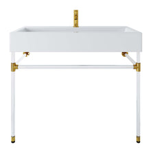 Load image into Gallery viewer, Redeem 40&quot; Acrylic Wall-Mount Bathroom Vanity by Modway
