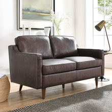 Load image into Gallery viewer, Impart Genuine Leather Loveseat by Modway
